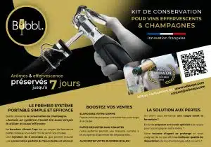 coffret de conservation champagne Bubbl.